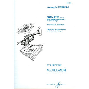 SONATA en Fa para Trompeta en Sib y piano/Organo CORELLI